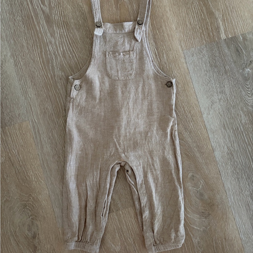 Rylee + Cru Linen Overalls